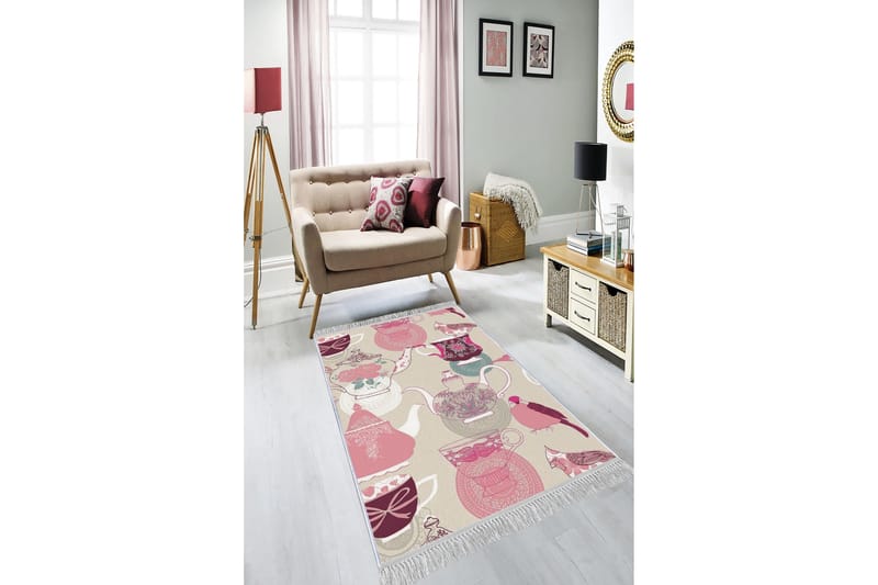 Matte (160 x 230) Homefesto - Bomull - Flerfarget/Fløyel - Tekstiler - Tepper & Matter - Orientalske tepper