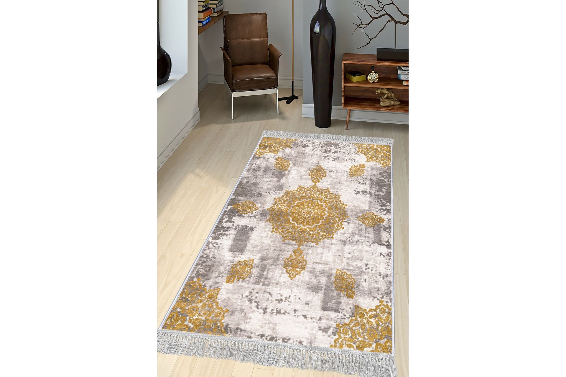 Matte (160 x 230) Homefesto - Bomull - Flerfarget/Fløyel - Tekstiler - Tepper & Matter - Orientalske tepper
