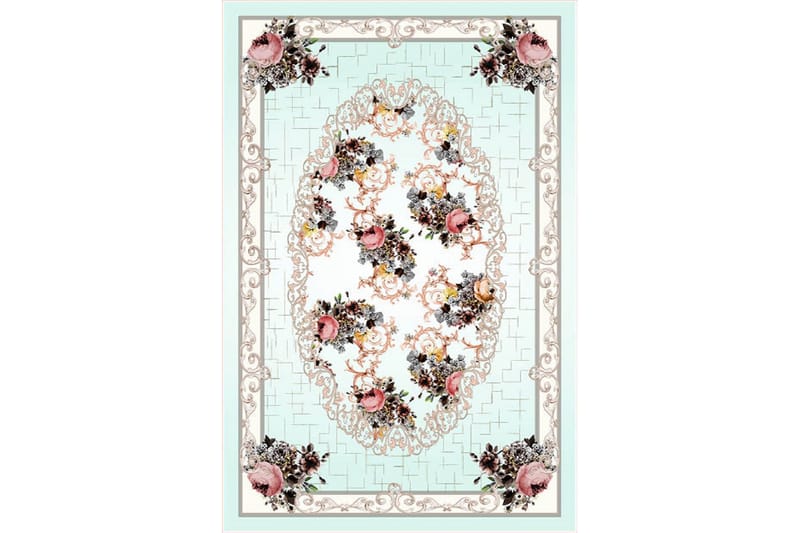 Matte (160 x 230) Homefesto - Bomull - Flerfarget/Fløyel - Tekstiler - Tepper & Matter - Orientalske tepper