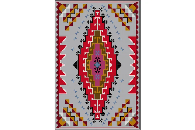 Matte (160 x 230) Homefesto - Bomull - Flerfarget/Fløyel - Tekstiler - Tepper & Matter - Orientalske tepper