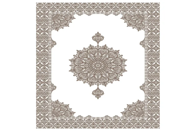 Matte (160x230) Homefesto 4, Flerfarget