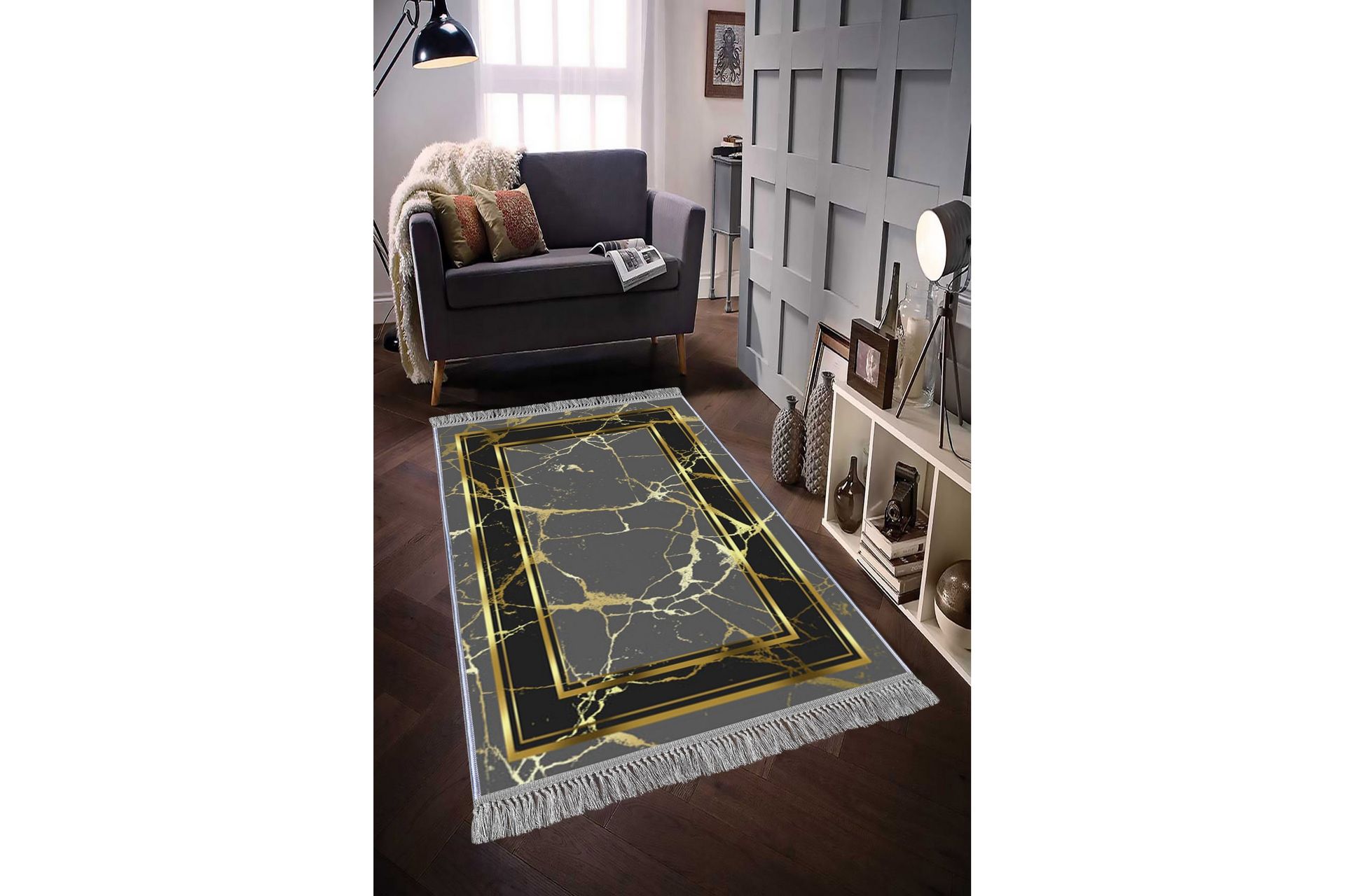 Matte (180 x 280) Homefesto - Bomull - Flerfarget/Fløyel - Tekstiler - Tepper & Matter - Orientalske tepper