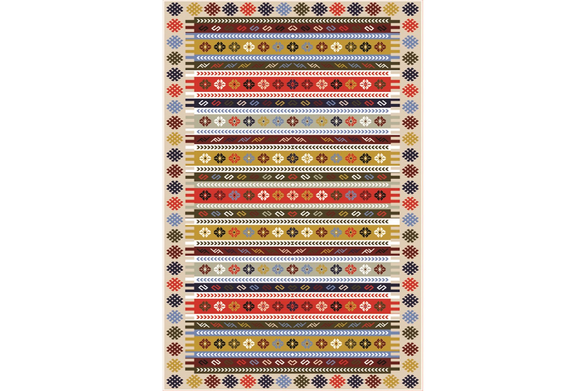 Matte (180 x 280) Homefesto - Bomull - Flerfarget/Fløyel - Tekstiler - Tepper & Matter - Orientalske tepper