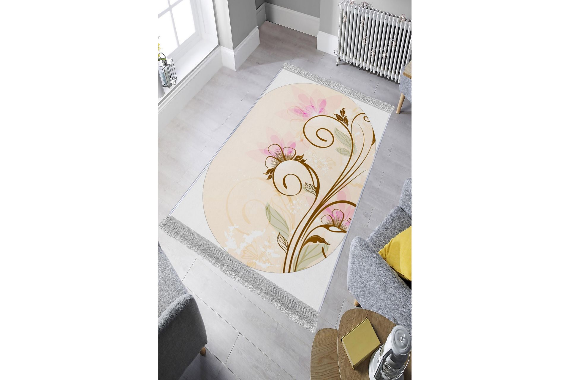 Matte (180 x 280) Homefesto - Bomull - Flerfarget/Fløyel - Tekstiler - Tepper & Matter - Orientalske tepper