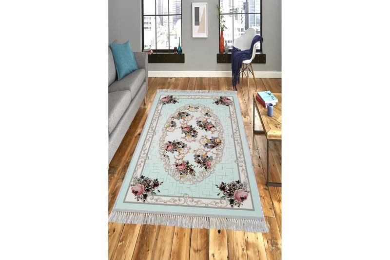 Matte (180 x 280) Homefesto - Bomull, Flerfarget/Fløyel