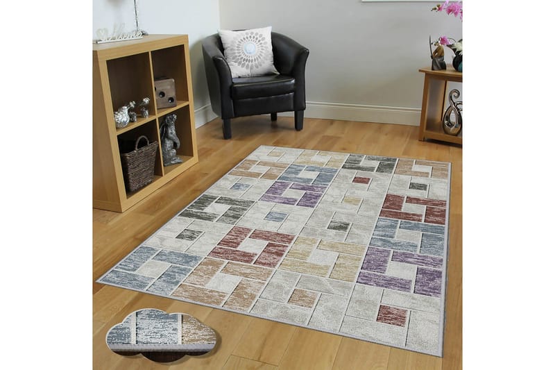 Matte (80 x 120) Homefesto 4, Flerfarget