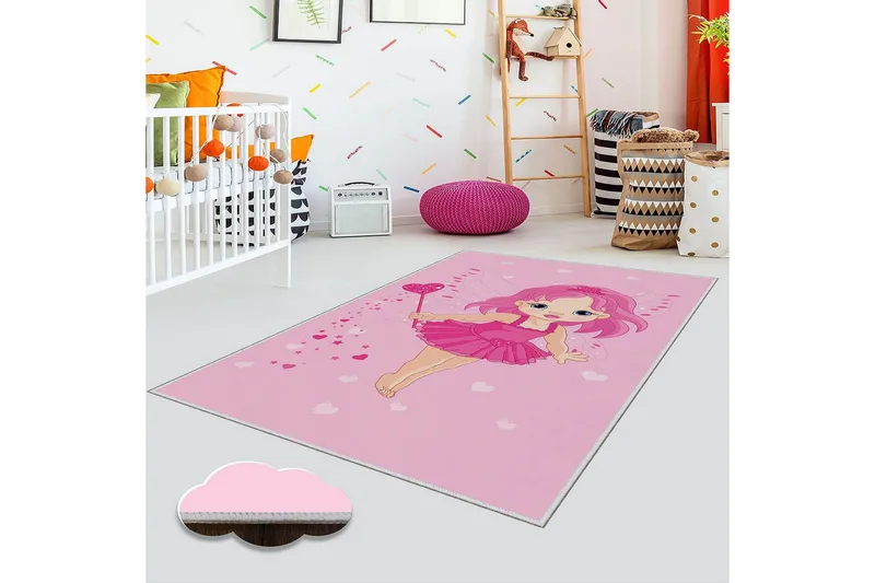 Matte (80 x 120) Homefesto 4, Flerfarget