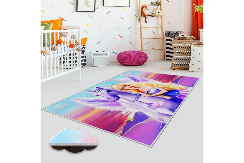 Matte (80 x 120) Homefesto 4, Flerfarget