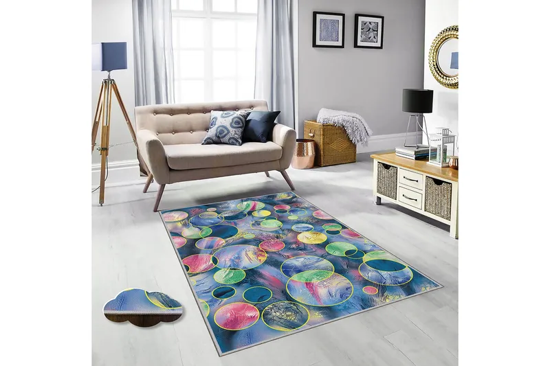 Matte (80 x 120) Homefesto 4, Flerfarget