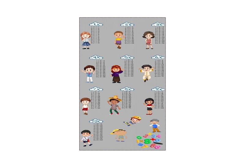 Matte (80 x 120) Homefesto 5 - Flerfarget - Tekstiler - Tepper & Matter - Orientalske tepper