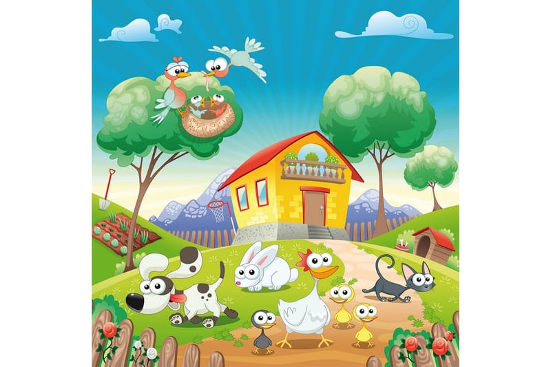 Matte (80 x 120) Homefesto 5, Flerfarget