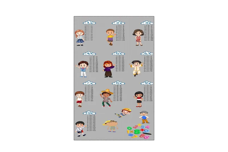 Matte (80 x 150) Homefesto 5, Flerfarget