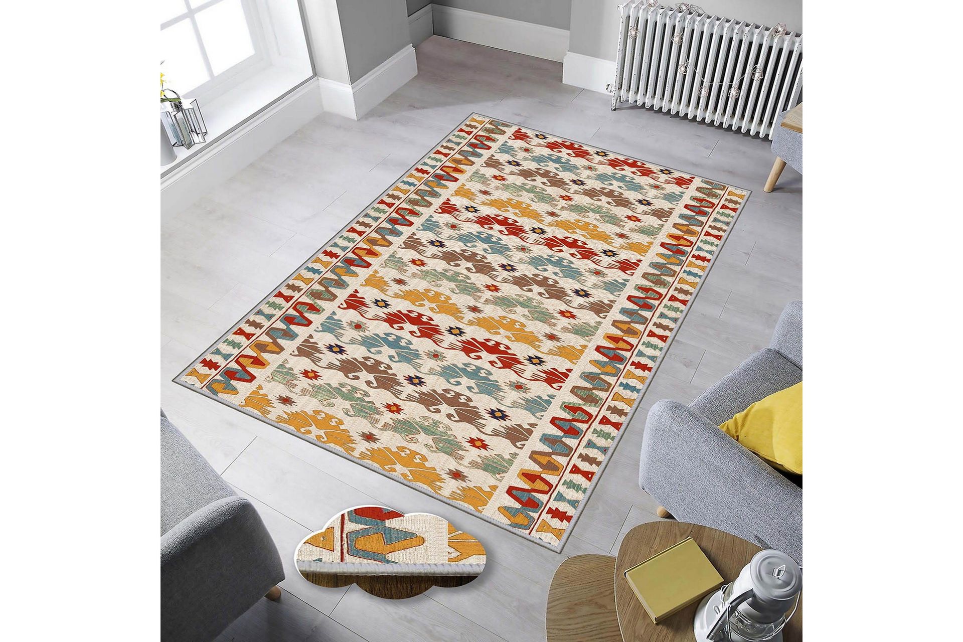 Matte (80 x 200) Homefesto 5 - Flerfarget - Tekstiler - Tepper & Matter - Orientalske tepper