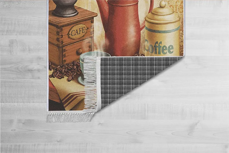 Matte (80x120) Homefesto - Cotton, Flerfarget/Fløyel