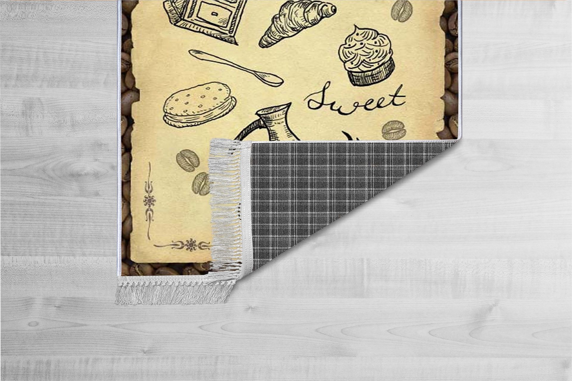 Matte (80x120) Homefesto - Cotton - Flerfarget/Fløyel - Tekstiler - Tepper & Matter - Orientalske tepper