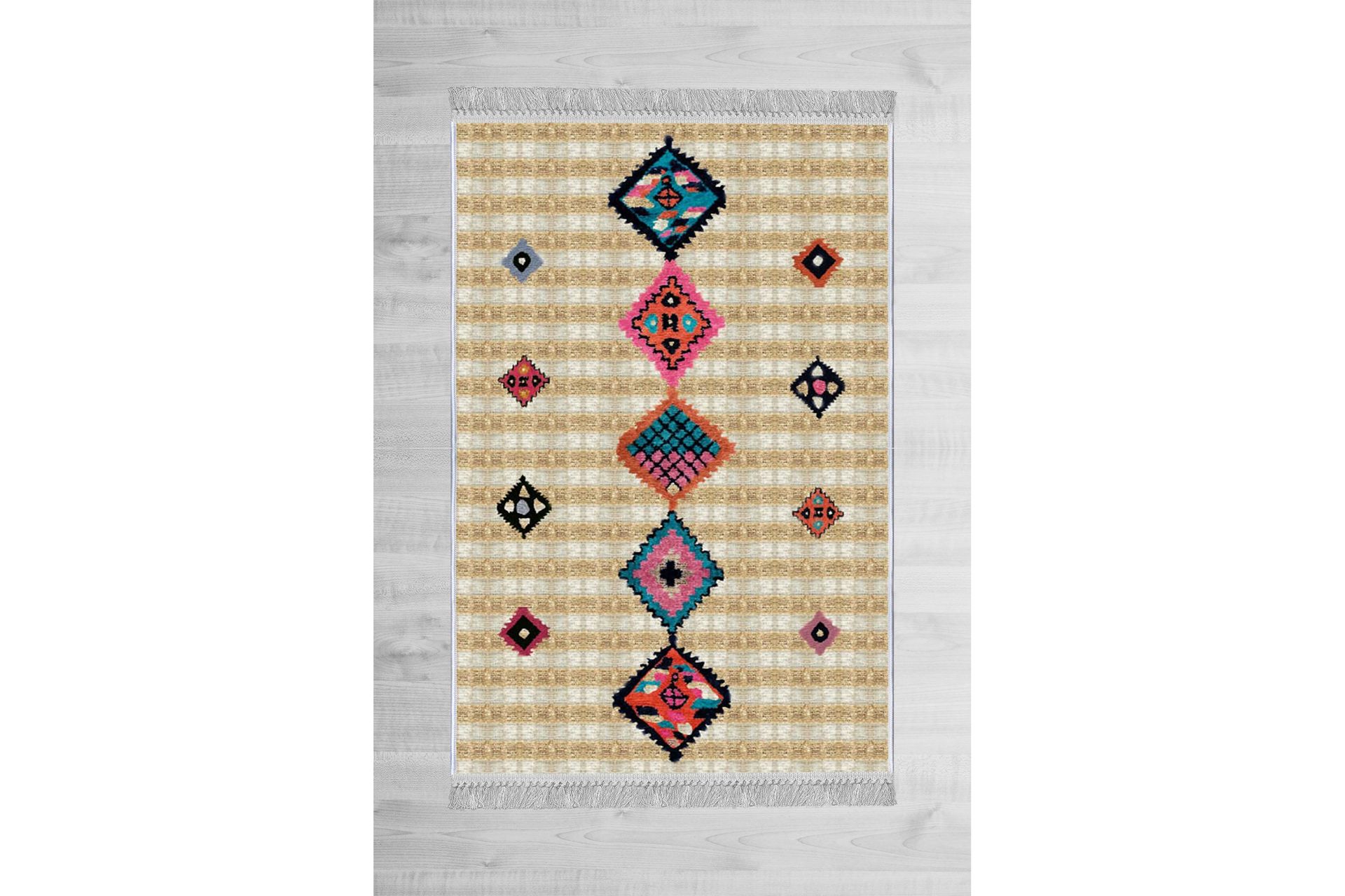 Matte (80x120) Homefesto - Cotton - Flerfarget/Fløyel - Tekstiler - Tepper & Matter - Orientalske tepper