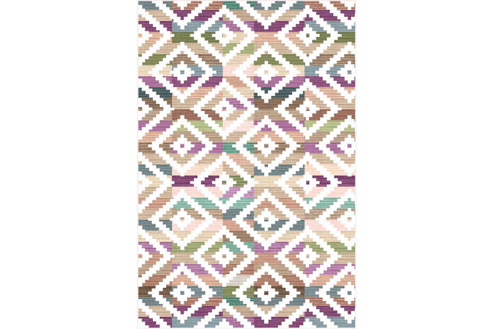 Matte (80x120) Homefesto - Cotton - Flerfarget/Fløyel - Tekstiler - Tepper & Matter - Orientalske tepper