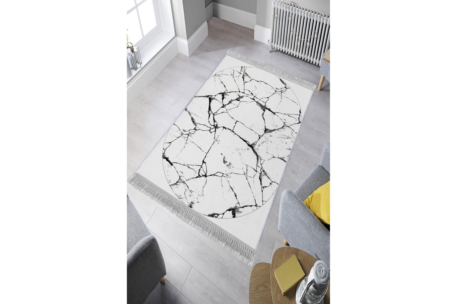 Matte (80x120) Homefesto - Cotton - Flerfarget/Fløyel - Tekstiler - Tepper & Matter - Orientalske tepper