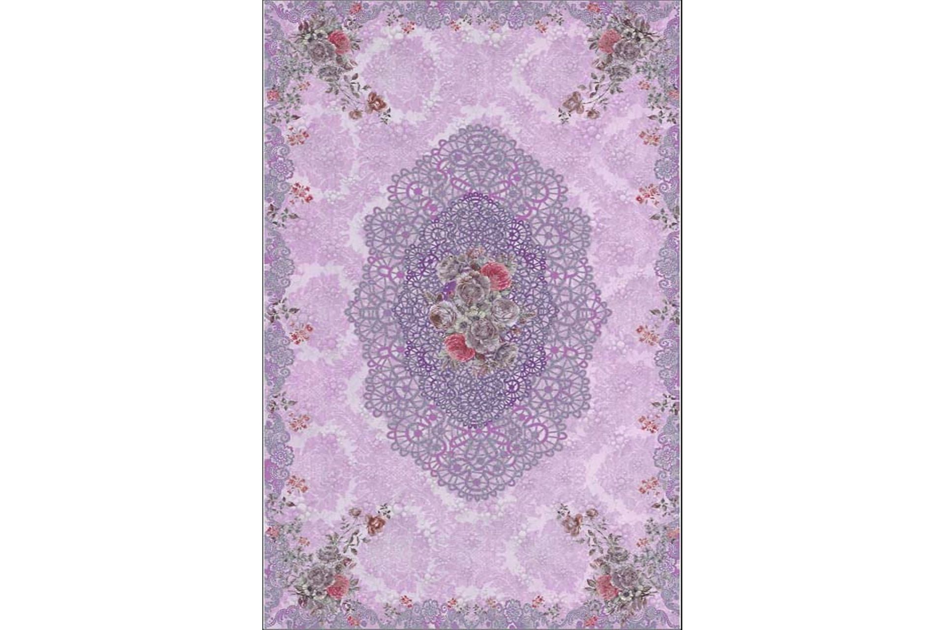 Matte (80x120) Homefesto - Cotton - Flerfarget/Fløyel - Tekstiler - Tepper & Matter - Orientalske tepper