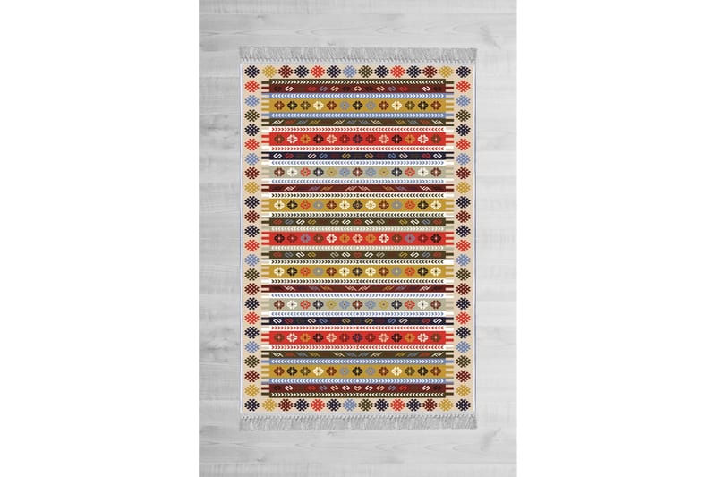 Matte (80x120) Homefesto - Cotton, Flerfarget/Fløyel