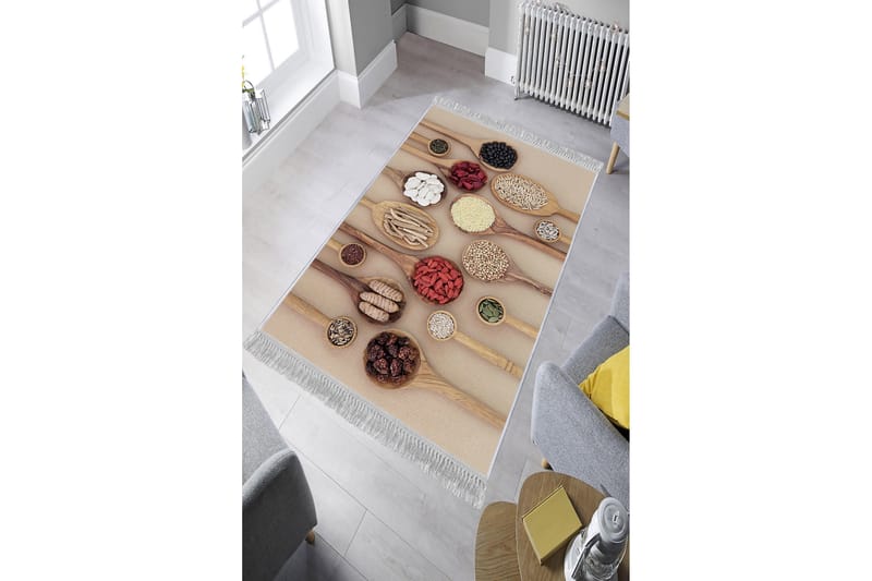 Matte (80x120) Homefesto - Cotton - Flerfarget/Fløyel - Tekstiler - Tepper & Matter - Orientalske tepper