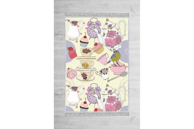 Matte (80x150) Homefesto - Cotton, Flerfarget/Fløyel