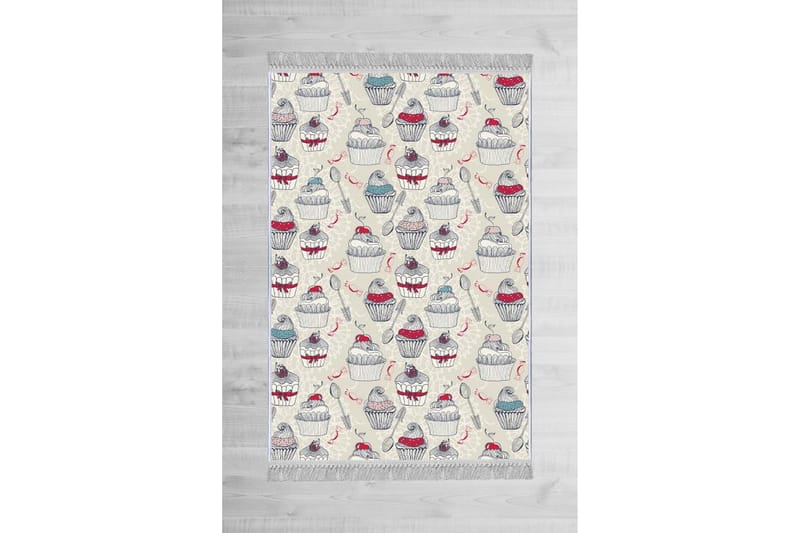 Matte (80x150) Homefesto - Cotton, Flerfarget/Fløyel