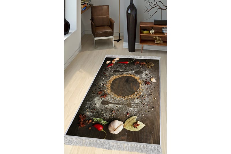 Matte (80x150) Homefesto - Cotton - Flerfarget/Fløyel - Tekstiler - Tepper & Matter - Orientalske tepper