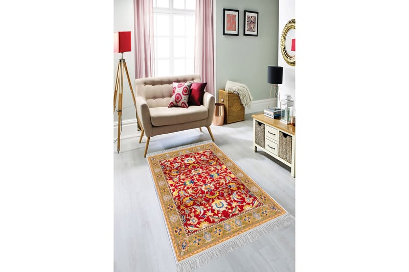 Matte (80x150) Homefesto - Cotton - Flerfarget/Fløyel - Tekstiler - Tepper & Matter - Orientalske tepper