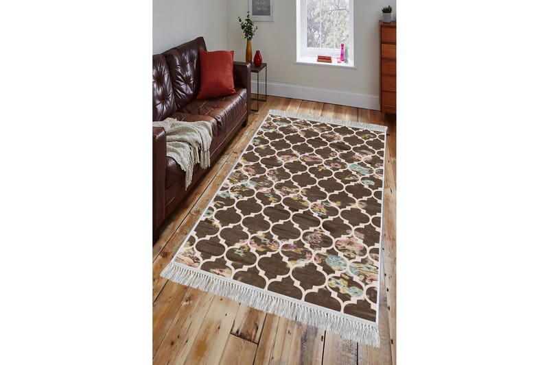 Matte (80x150) Homefesto - Cotton - Flerfarget/Fløyel - Tekstiler - Tepper & Matter - Orientalske tepper