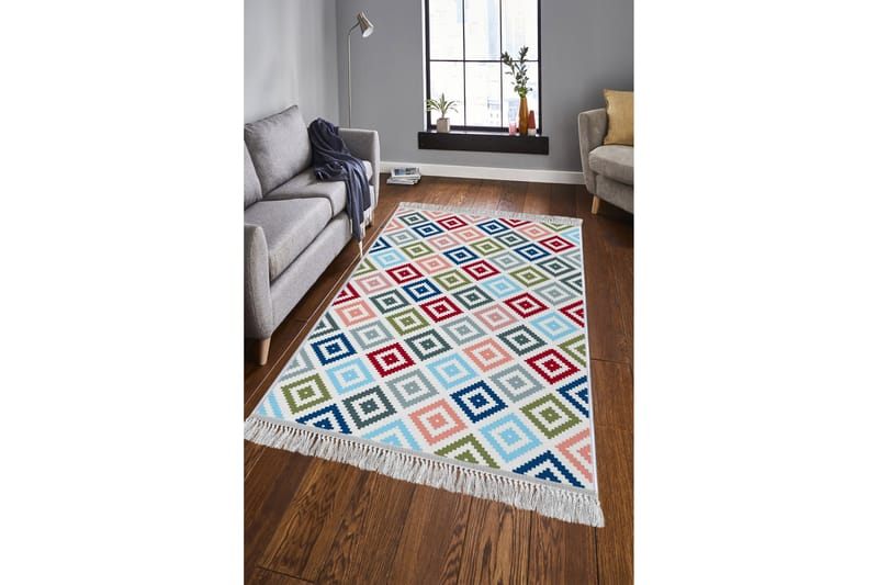 Matte (80x150) Homefesto - Cotton - Flerfarget/Fløyel - Tekstiler - Tepper & Matter - Orientalske tepper
