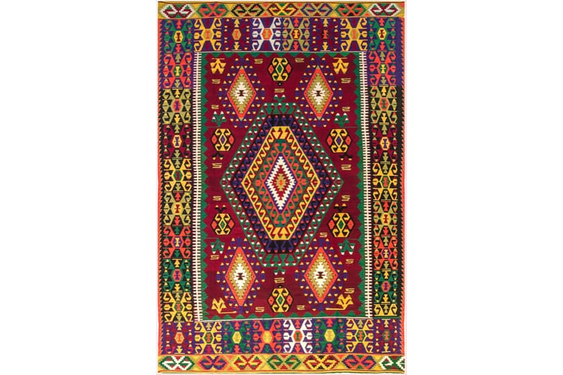 Matte (80x150) Homefesto - Cotton - Flerfarget/Fløyel - Tekstiler - Tepper & Matter - Orientalske tepper