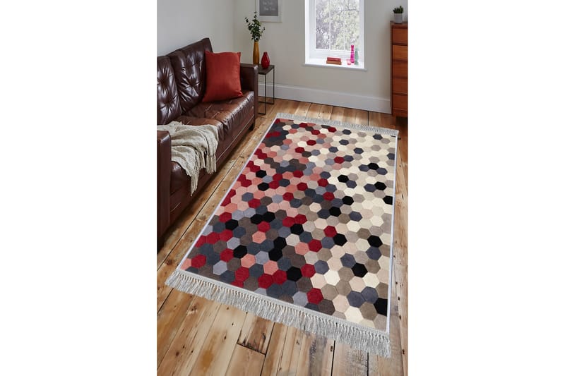 Matte (80x150) Homefesto - Cotton - Flerfarget/Fløyel - Tekstiler - Tepper & Matter - Orientalske tepper