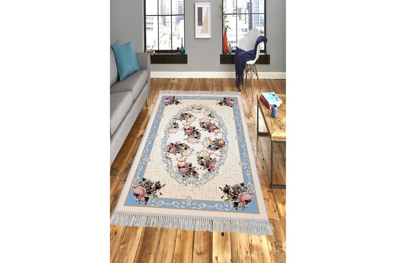 Matte (80x150) Homefesto - Cotton - Flerfarget/Fløyel - Tekstiler - Tepper & Matter - Orientalske tepper