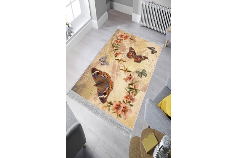 Matte (80x150) Homefesto - Cotton - Flerfarget/Fløyel - Tekstiler - Tepper & Matter - Orientalske tepper