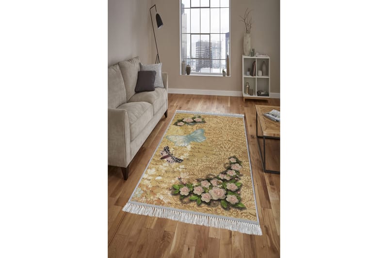 Matte (80x150) Homefesto - Cotton - Flerfarget/Fløyel - Tekstiler - Tepper & Matter - Orientalske tepper