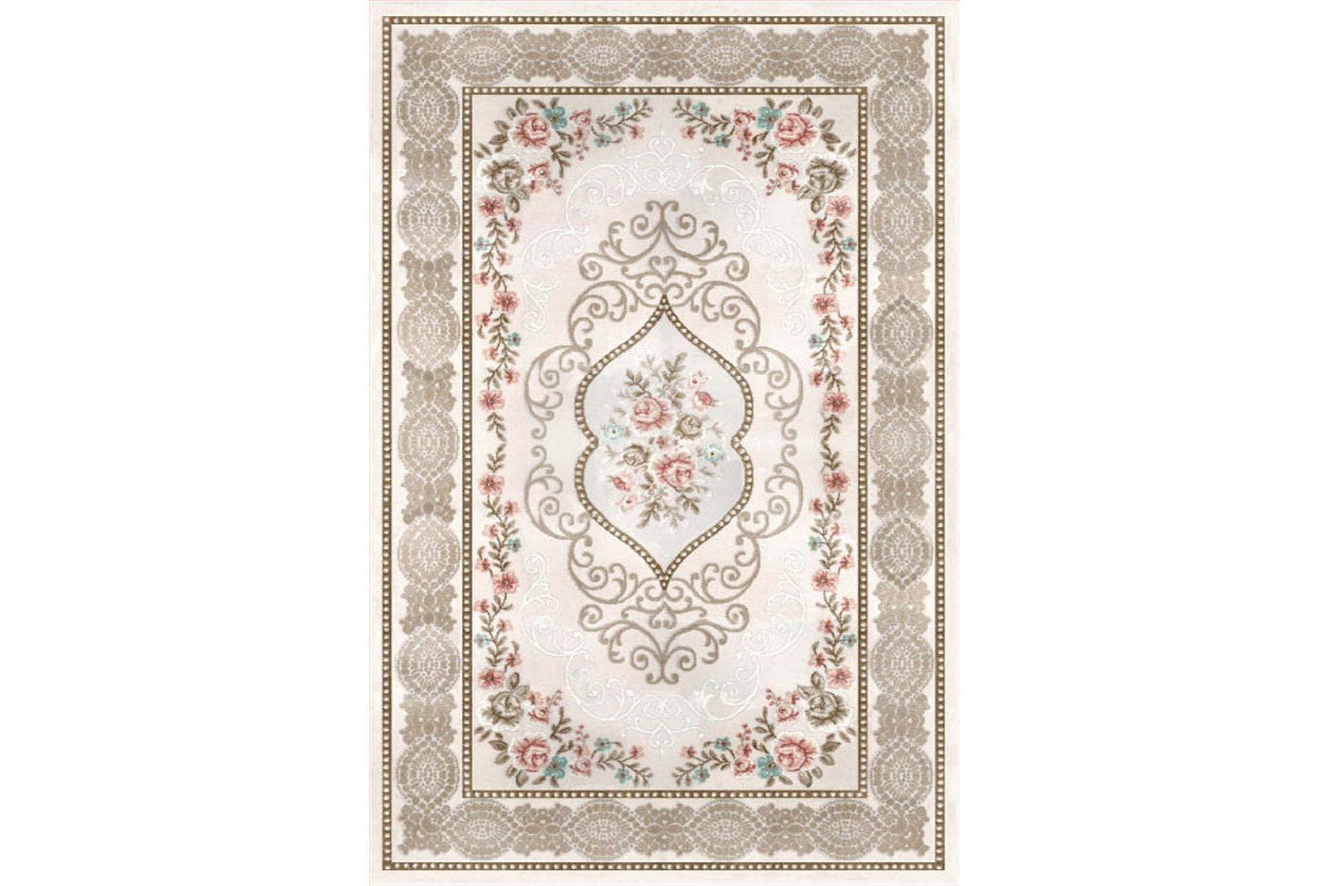 Matte (80x150) Homefesto - Cotton - Flerfarget/Fløyel - Tekstiler - Tepper & Matter - Orientalske tepper