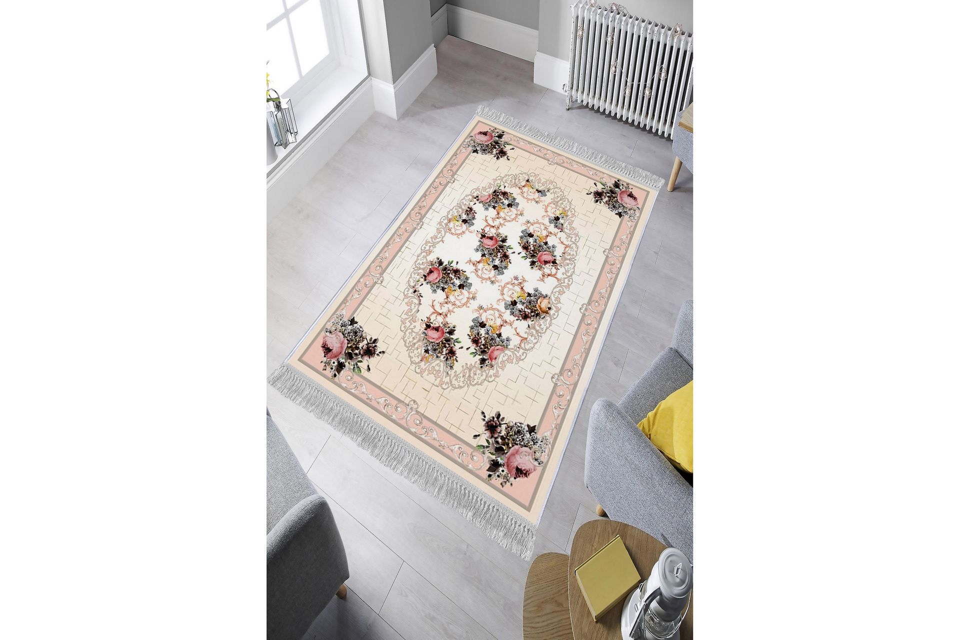 Matte (80x150) Homefesto - Cotton - Flerfarget/Fløyel - Tekstiler - Tepper & Matter - Orientalske tepper