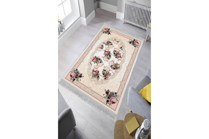 Matte (80x150) Homefesto - Cotton - Flerfarget/Fløyel - Tekstiler - Tepper & Matter - Orientalske tepper