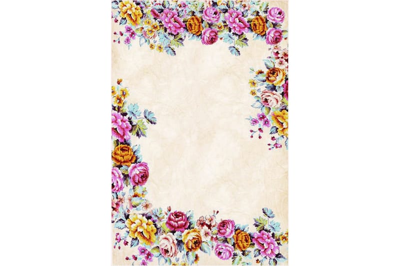 Matte (80x150) Homefesto - Cotton - Flerfarget/Fløyel - Tekstiler - Tepper & Matter - Orientalske tepper