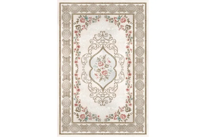 Matte (80x150) Homefesto - Cotton, Flerfarget/Fløyel