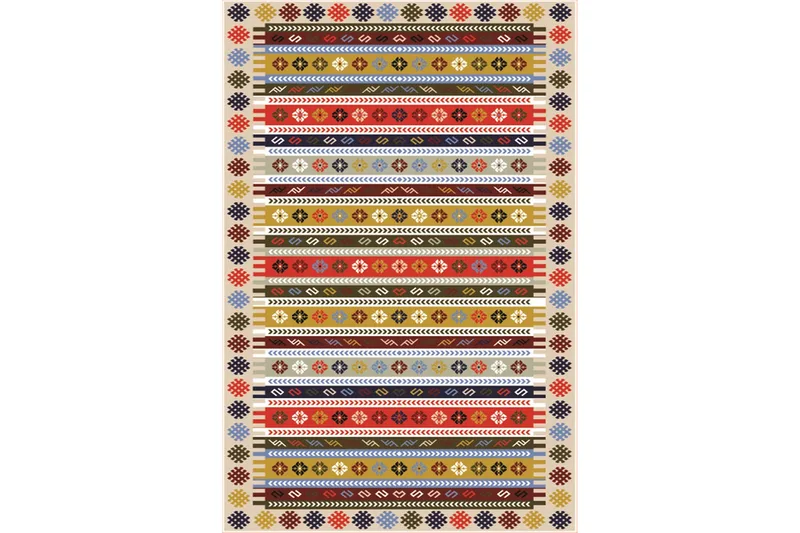 Matte (80x150) Homefesto - Cotton - Flerfarget/Fløyel - Tekstiler - Tepper & Matter - Orientalske tepper