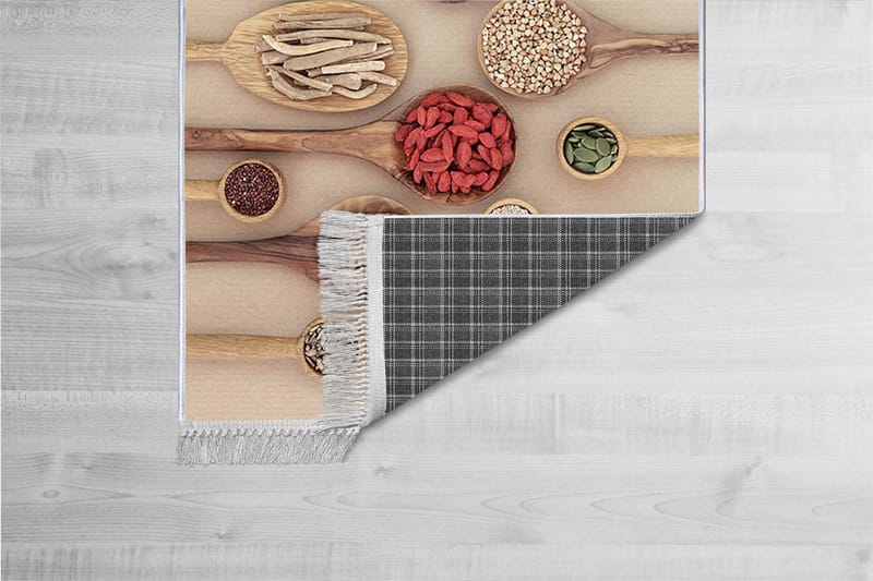 Matte (80x150) Homefesto - Cotton, Flerfarget/Fløyel