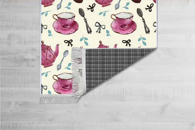 Matte (80x150) Homefesto - Cotton - Flerfarget/Fløyel - Tekstiler - Tepper & Matter - Orientalske tepper