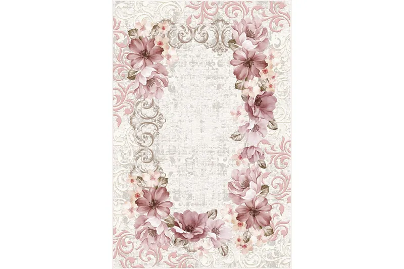 Matte (80x150) Homefesto - Cotton, Flerfarget/Fløyel