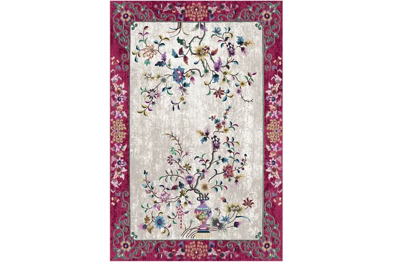 Matte (80x150) Homefesto - Cotton - Flerfarget/Fløyel - Tekstiler - Tepper & Matter - Orientalske tepper