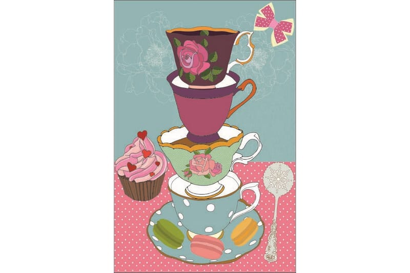 Matte (80x150) Homefesto - Cotton - Flerfarget/Fløyel - Tekstiler - Tepper & Matter - Orientalske tepper