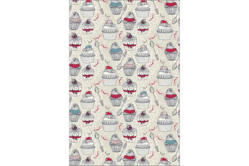 Matte (80x150) Homefesto - Cotton - Flerfarget/Fløyel - Tekstiler - Tepper & Matter - Orientalske tepper