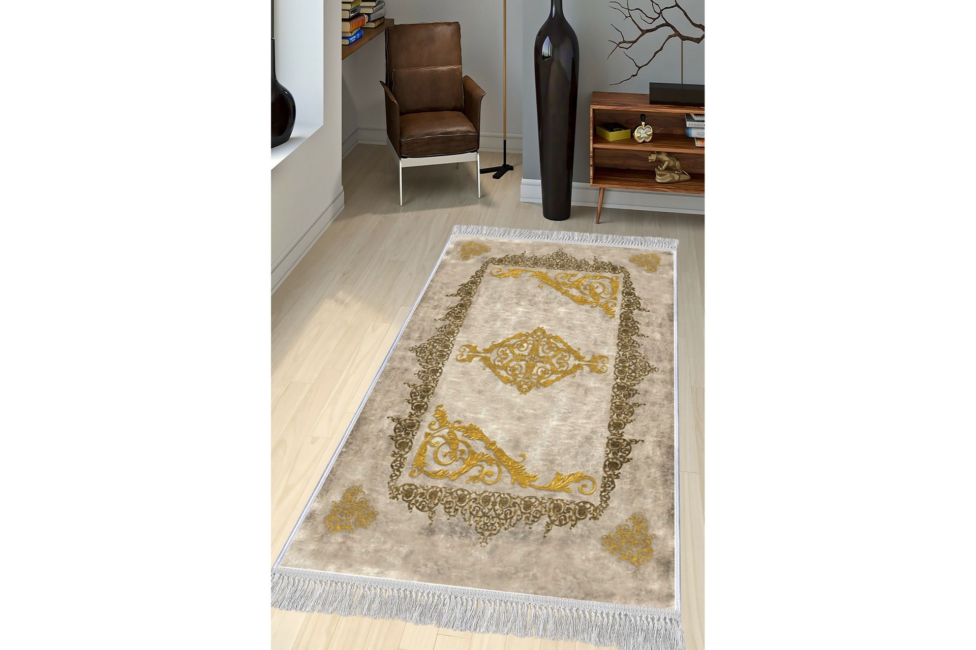 Matte (80x200) Homefesto - Cotton - Flerfarget/Fløyel - Tekstiler - Tepper & Matter - Orientalske tepper