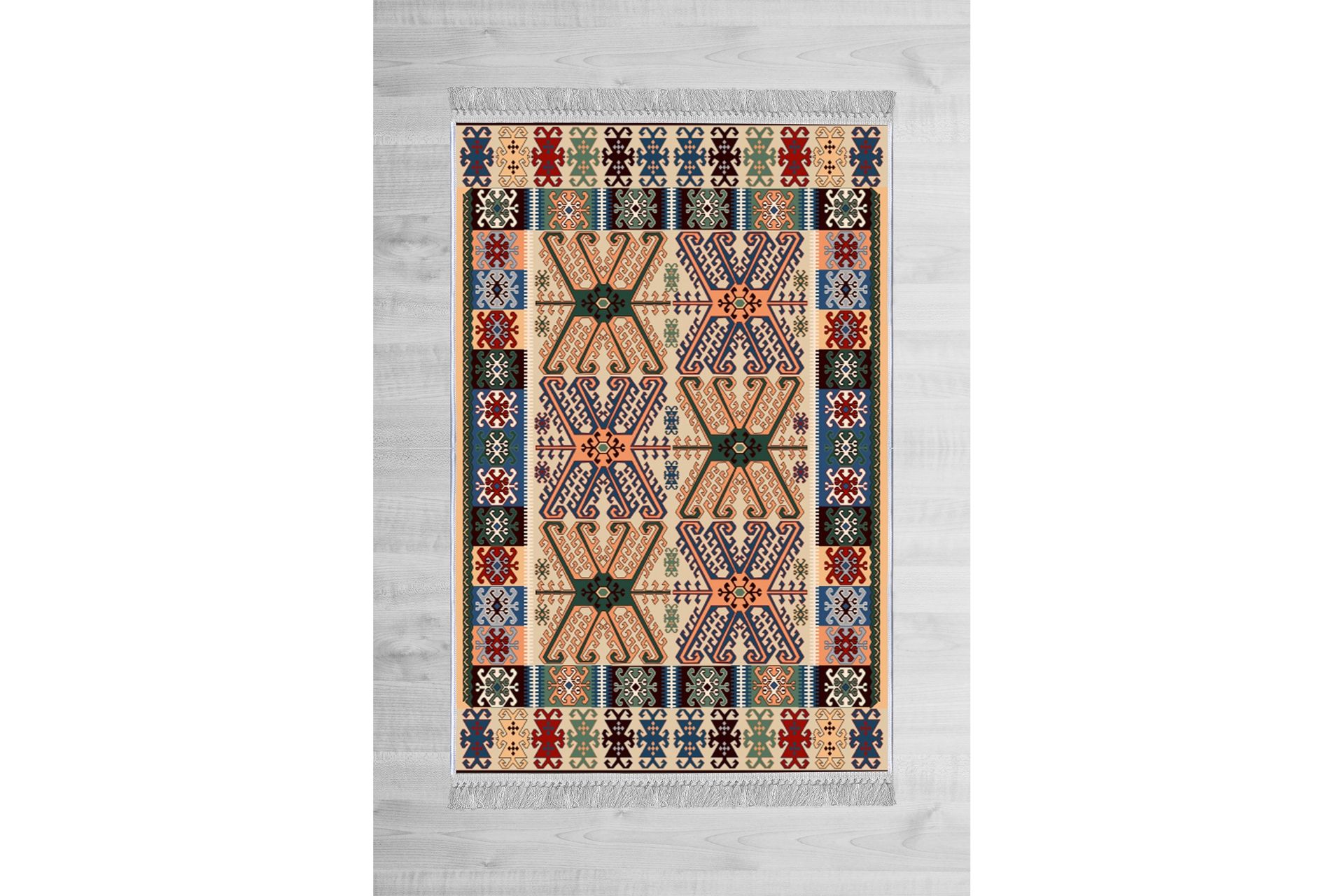 Matte (80x200) Homefesto - Cotton - Flerfarget/Fløyel - Tekstiler - Tepper & Matter - Orientalske tepper